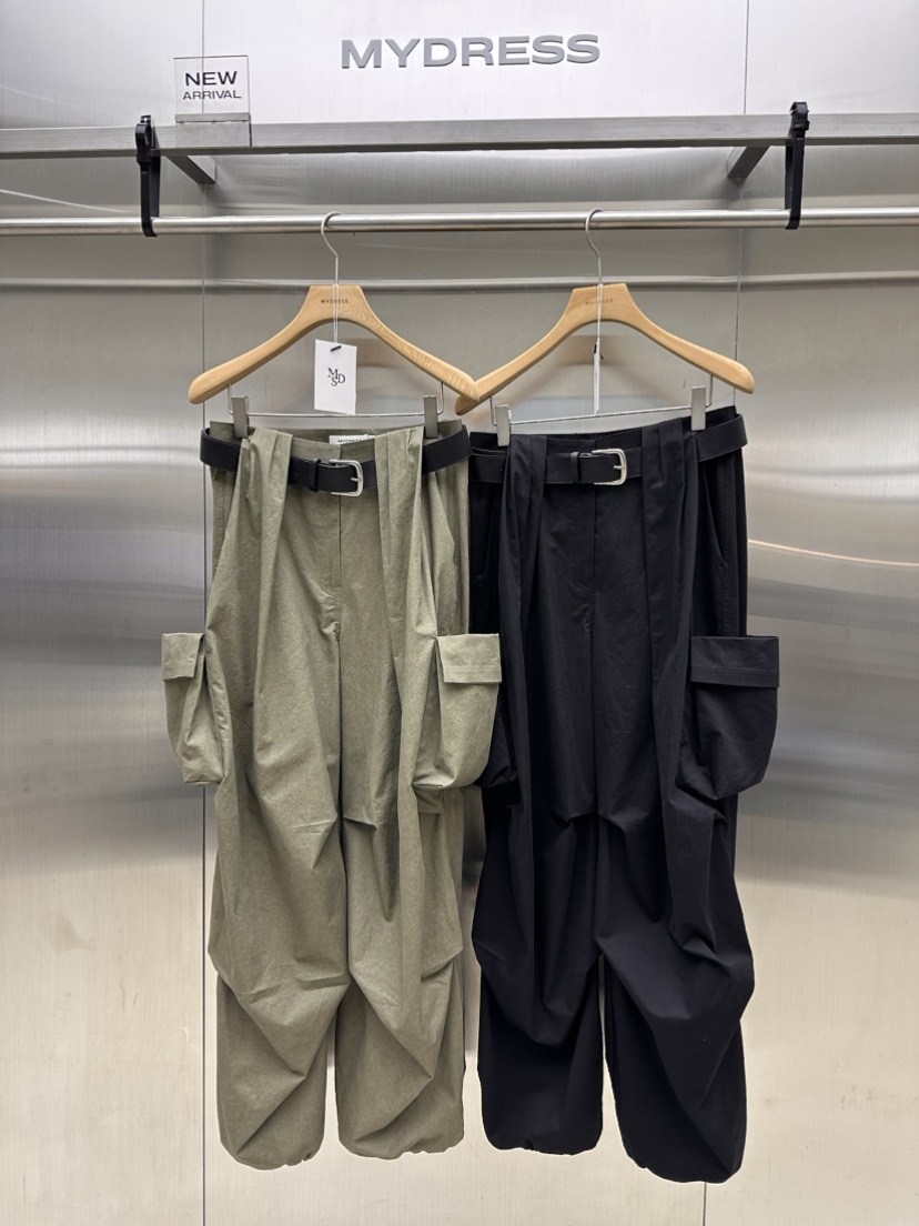 MYDRESS韓國代購女士新品人氣真品熱賣休閑休閑褲不含腰帶MYDRESS休閑褲