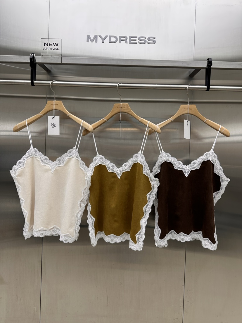 MYDRESS東大門實拍女裝新款時尚推薦熱賣人氣休閑吊帶背心MYDRESS吊帶/背心