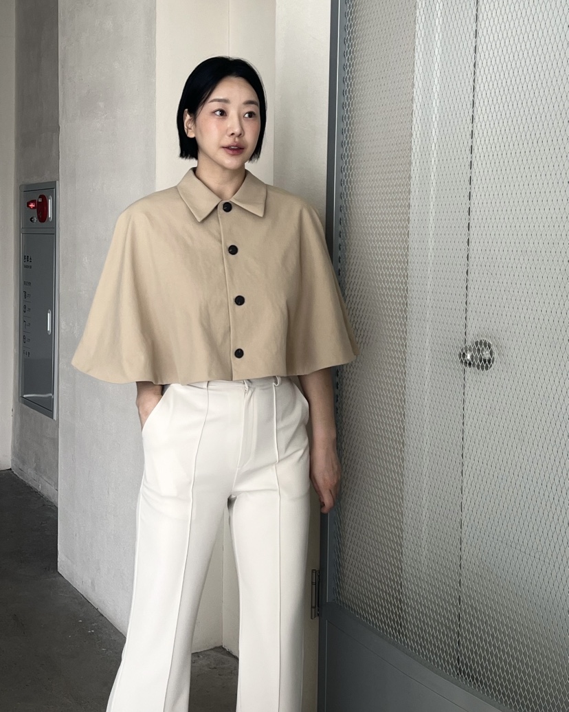 VERNI東大門直郵女裝新品人氣熱賣休閑時尚推薦夾克斗篷翻領VERNI夾克