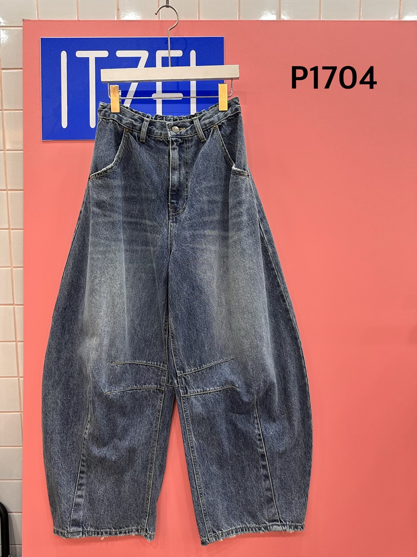 ITZEL東大門代購女裝新品推薦休閑人氣時尚熱賣真品牛仔褲ITZEL牛仔褲圖色1