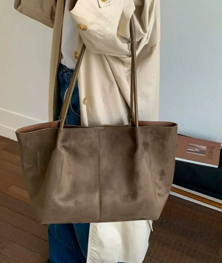 TROUVAILLE東大門直郵女士新品熱賣真品單肩斜跨包絨面革TROUVAILLE單肩/斜跨包