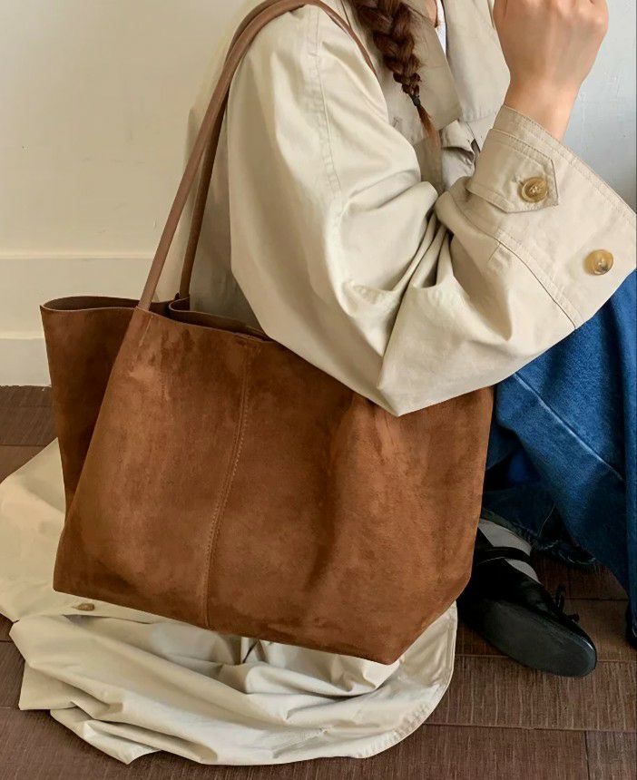 TROUVAILLE東大門直郵女士新品熱賣真品單肩斜跨包絨面革TROUVAILLE單肩/斜跨包