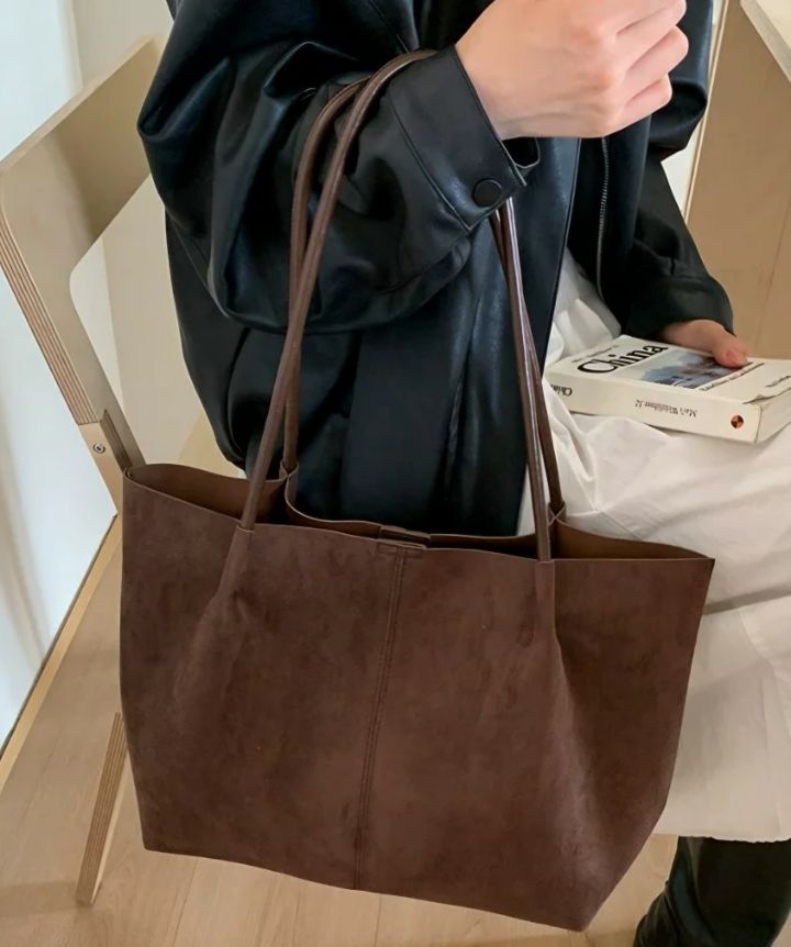 TROUVAILLE東大門直郵女士新品熱賣真品單肩斜跨包絨面革TROUVAILLE單肩/斜跨包圖色1