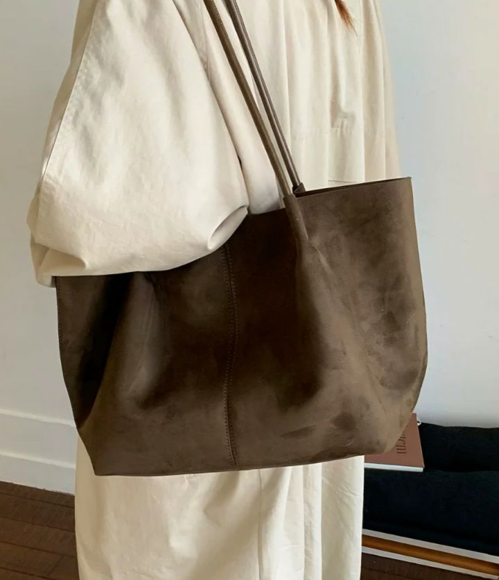 TROUVAILLE東大門直郵女士新品熱賣真品單肩斜跨包絨面革TROUVAILLE單肩/斜跨包圖色7