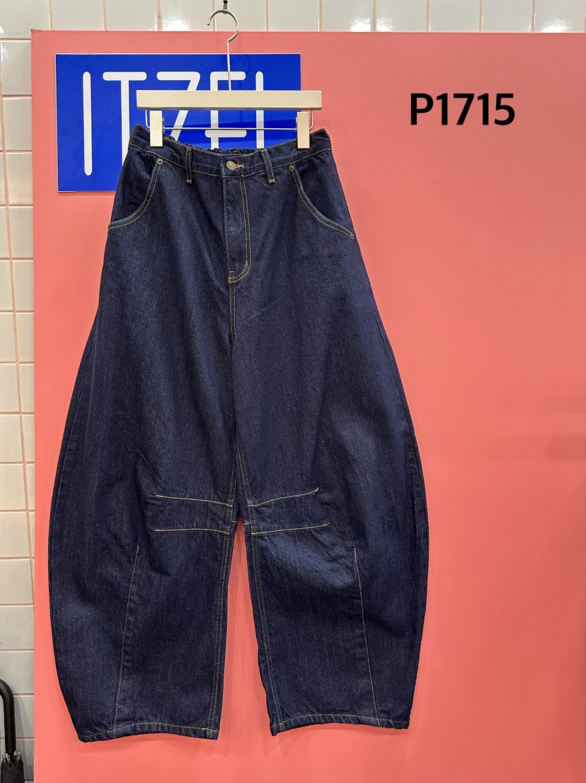 ITZEL韓國直郵女士新品人氣時尚推薦熱賣休閑真品牛仔褲ITZEL牛仔褲圖色1