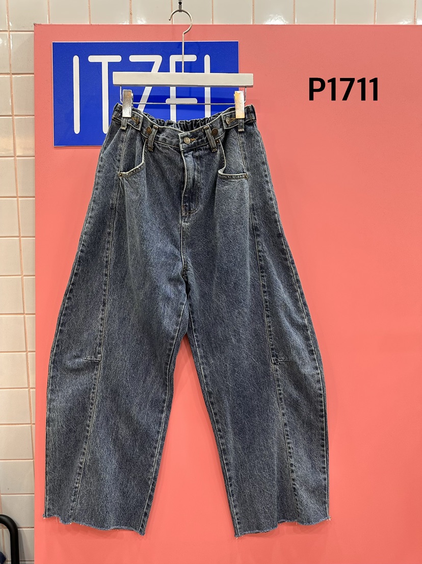 ITZEL韓國直郵女裝新品熱賣時尚真品休閑推薦人氣牛仔褲ITZEL牛仔褲圖色1