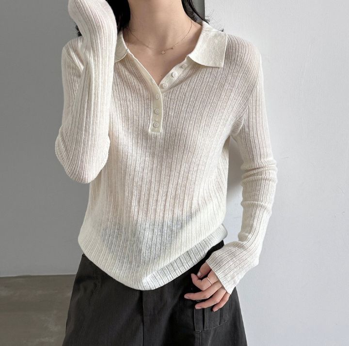 STAY HERE韓國直郵女士新品人氣推薦時尚真品針織衫紐扣STAY HERE-2件起針織衫