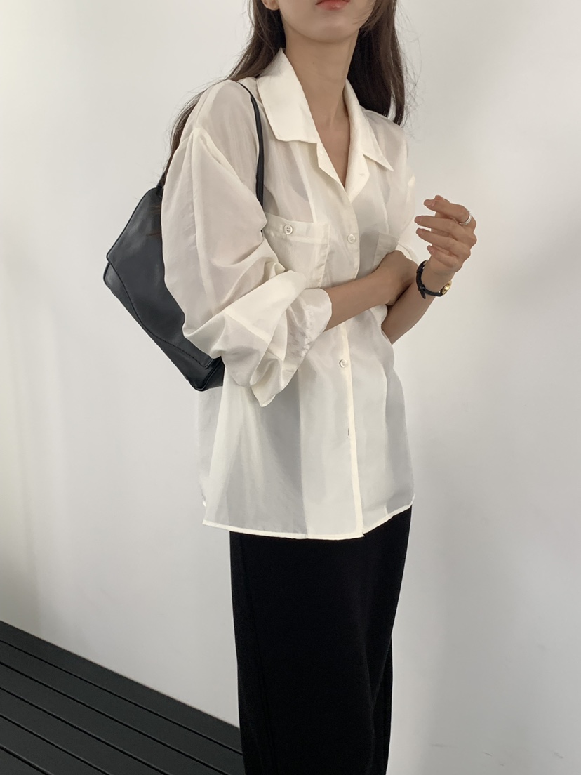 NOTICE東大門代購女士新品真品熱賣推薦人氣襯衫蕾絲衫口袋NOTICE襯衫/蕾絲衫
