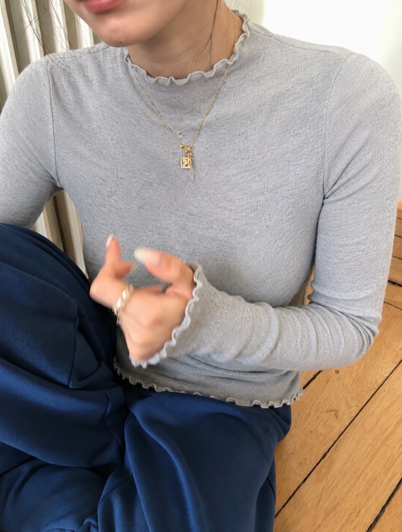 ENCHO東大門代購女士新款真品休閑人氣推薦時尚熱賣長袖T恤ENCHO長袖T恤