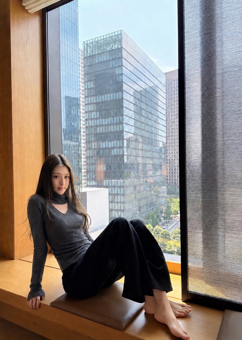 ENCHO東大門代購女裝新款推薦時尚休閑熱賣人氣真品長袖T恤ENCHO長袖T恤