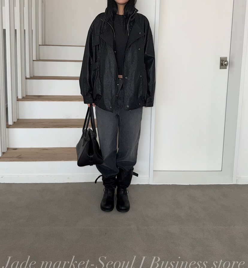 JADEMARKET韓國代購女士新品人氣休閑推薦熱賣時尚真品夾克JADE SEOUL_MARKET夾克