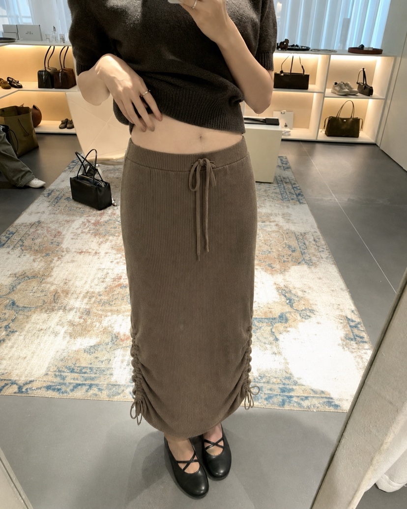 ENCHO韓國直郵女士新品休閑人氣熱賣時尚推薦真品長裙ENCHO長裙圖色2
