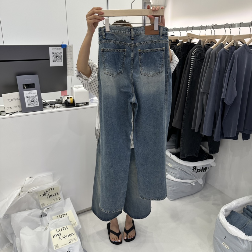 LUTH東大門實拍女士新款時尚休閑人氣熱賣真品推薦牛仔褲LUTH牛仔褲