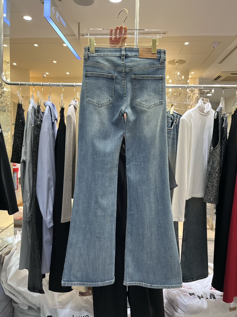 WORK SHOP韓國代購女士新品推薦真品人氣時尚熱賣牛仔褲Work_shop牛仔褲