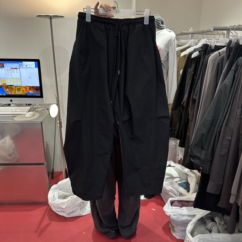 77東大門實拍女士新款真品時尚熱賣人氣休閑推薦休閑褲77休閑褲圖色4黑色