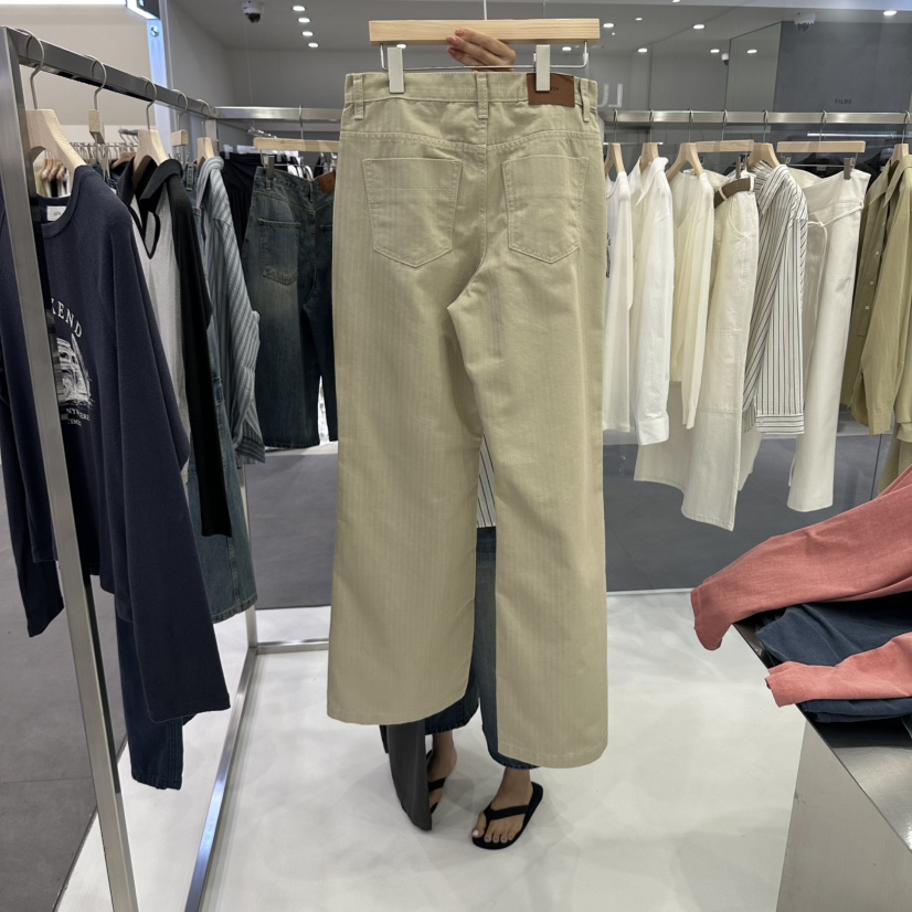 LUTH東大門實拍女士新品真品休閑人氣熱賣時尚休閑褲人字紋LUTH休閑褲