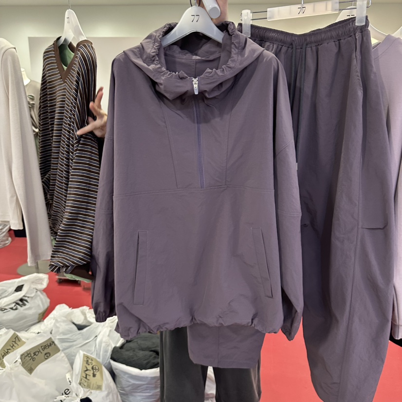 77東大門代購女士新品人氣推薦休閑真品熱賣時尚夾克連帽衫77夾克圖色3