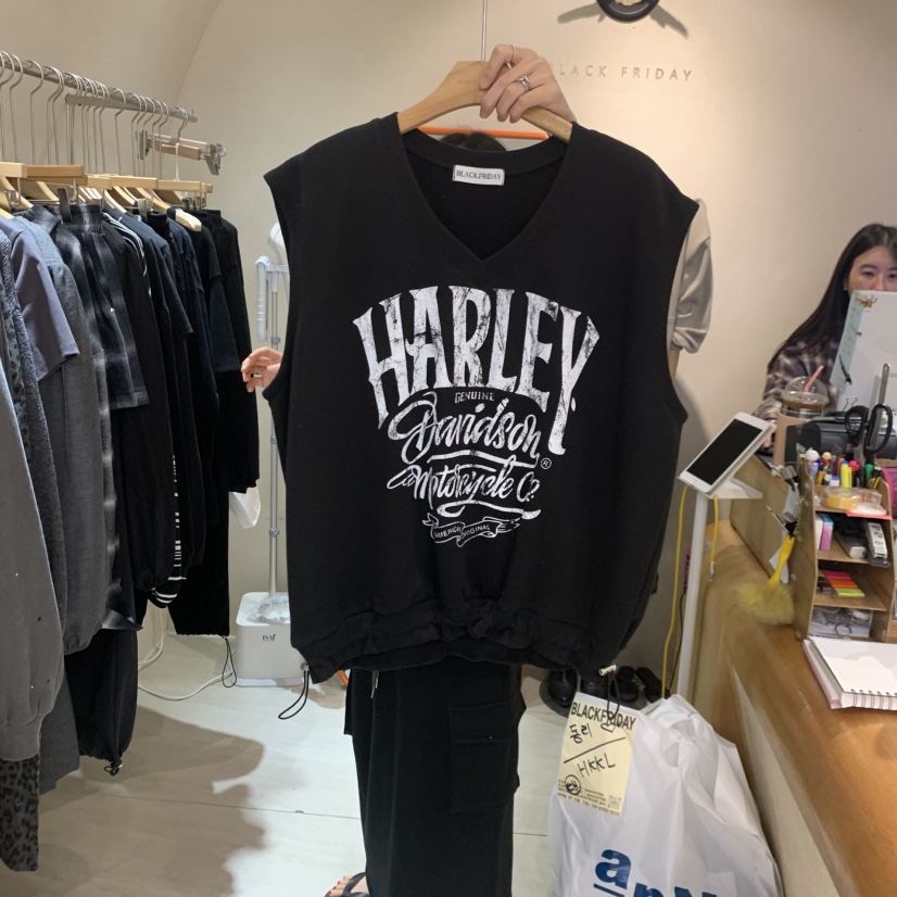 BLACKFRIDAY東大門直郵女裝新品時尚真品熱賣休閑吊帶背心BLACK FRIDAY吊帶/背心圖色2