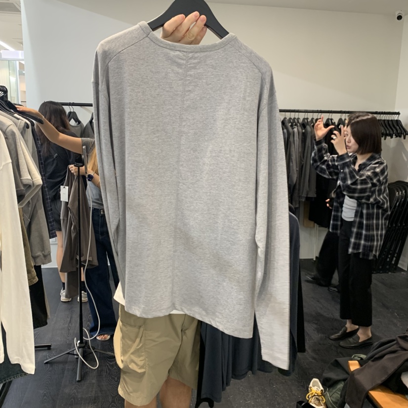 OBJECT韓國直郵女裝新款真品熱賣時尚人氣推薦休閑長袖T恤OBJECT長袖T恤