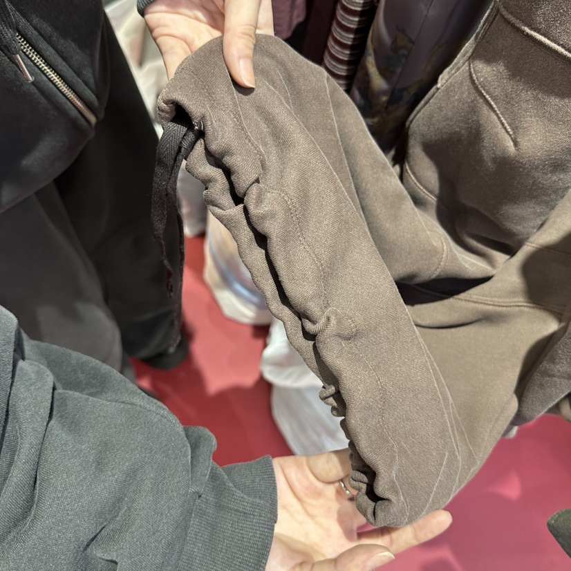 77東大門代購女裝新品休閑時尚熱賣休閑褲不含腰帶毛圈布77休閑褲