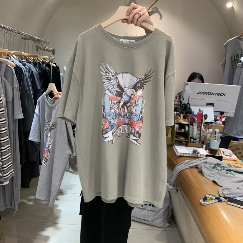 BLACKFRIDAY韓國代購女裝新品休閑熱賣真品時尚推薦人氣T恤BLACK FRIDAYT恤圖色2
