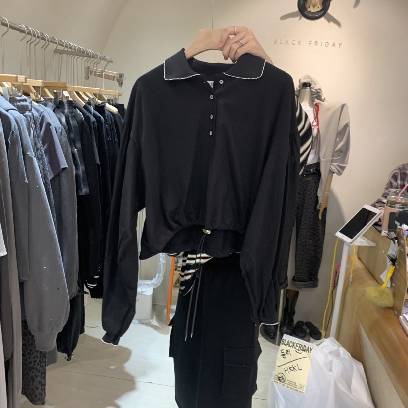 BLACKFRIDAY韓國代購女裝新品推薦熱賣真品休閑時尚長袖T恤BLACK FRIDAY長袖T恤圖色3