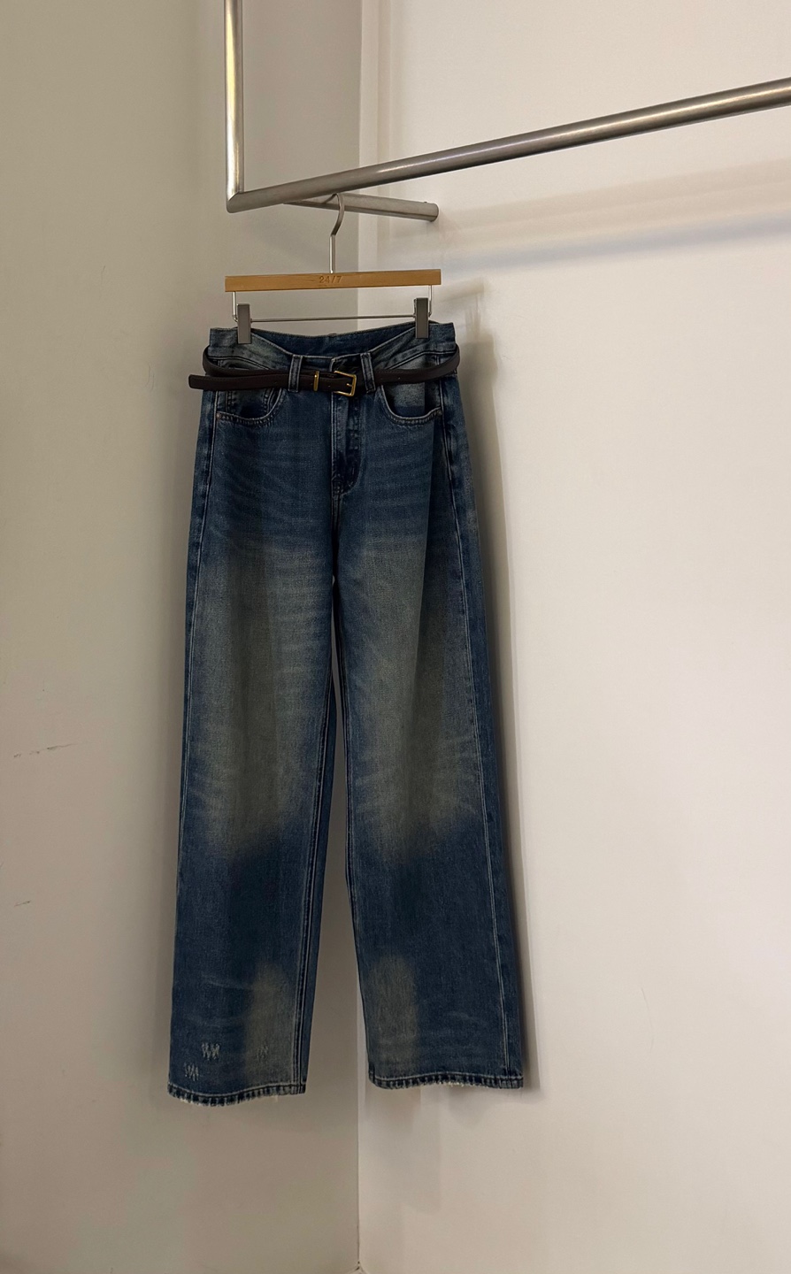TWENTY FOUR SEVEN24-7東大門代購女裝新款真品牛仔褲不含腰帶TEWNTY FOUR SEVEN24-7牛仔褲
