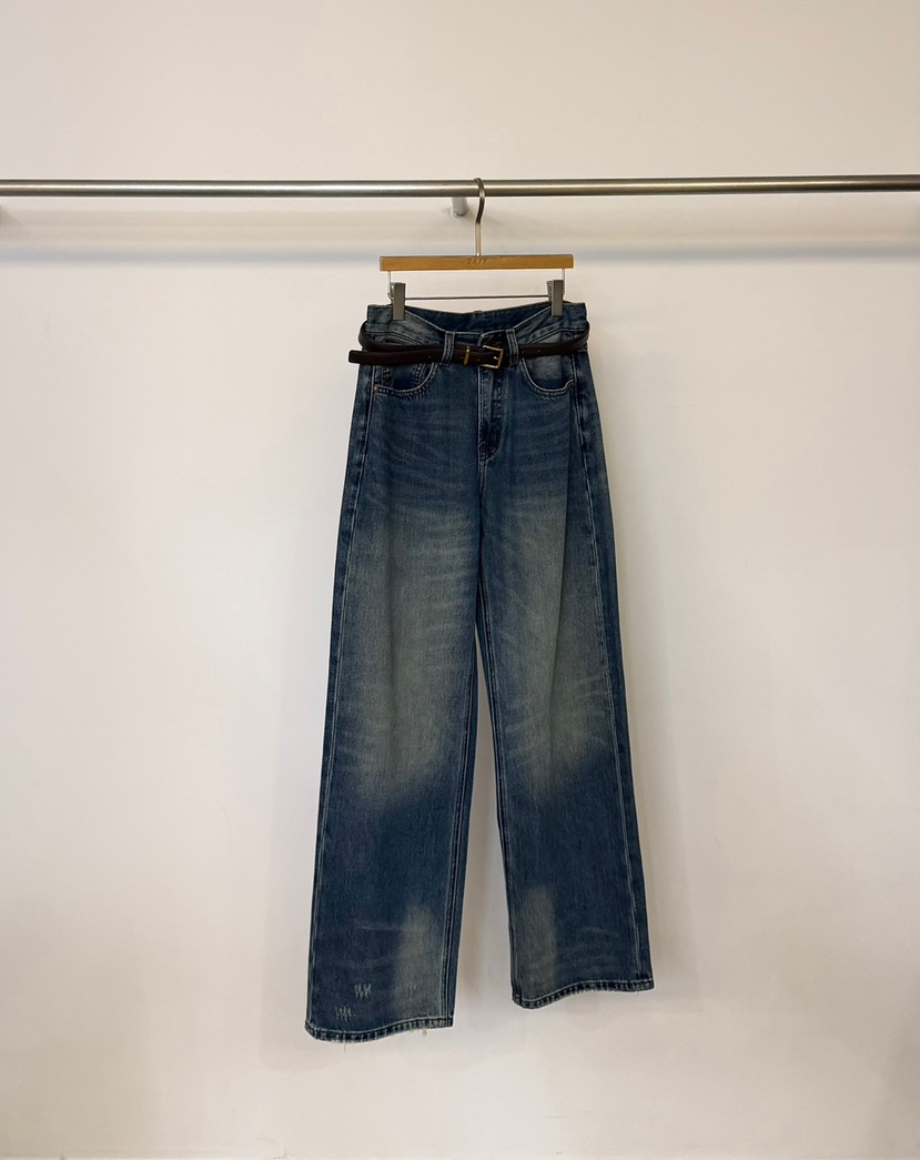 TWENTY FOUR SEVEN24-7東大門代購女裝新款真品牛仔褲不含腰帶TEWNTY FOUR SEVEN24-7牛仔褲圖色1