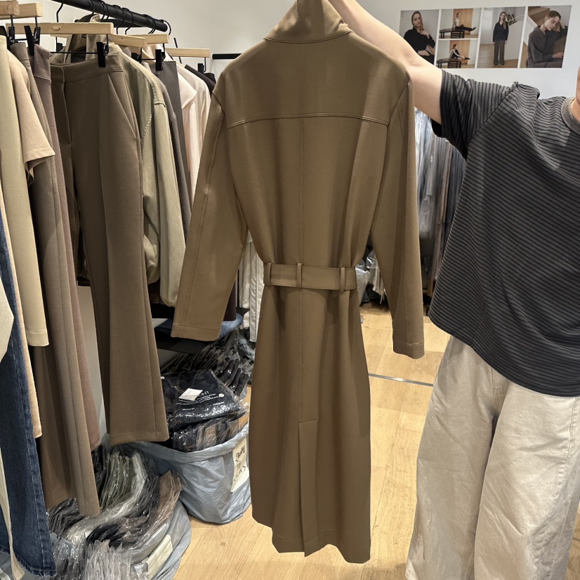 aube nunt東大門直郵女裝新款時尚人氣推薦連衣裙OPS含腰帶aube nunt連衣裙