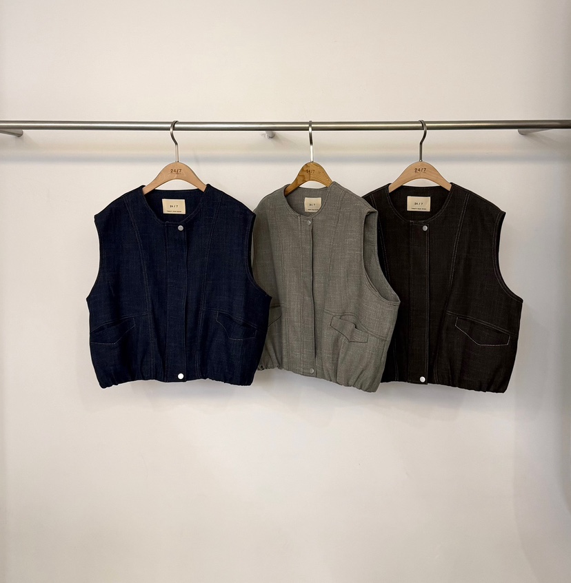 TWENTY FOUR SEVEN24-7東大門直郵女士新品推薦熱賣馬甲TEWNTY FOUR SEVEN24-7馬甲