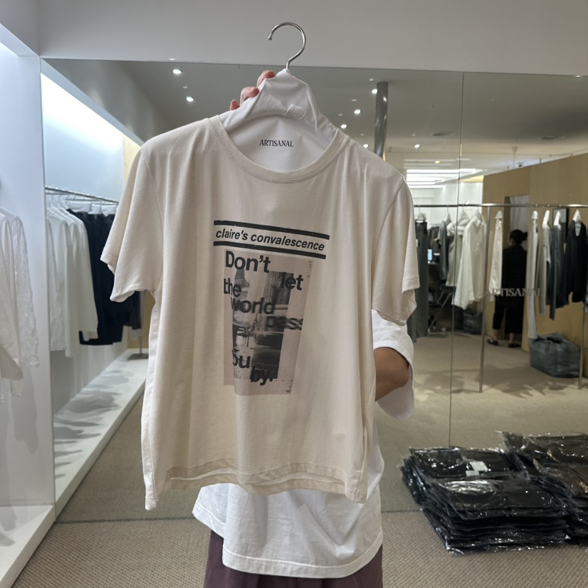 ARTISANAL東大門直郵女裝新品推薦熱賣人氣休閑真品時尚T恤ARTISANALT恤圖色2