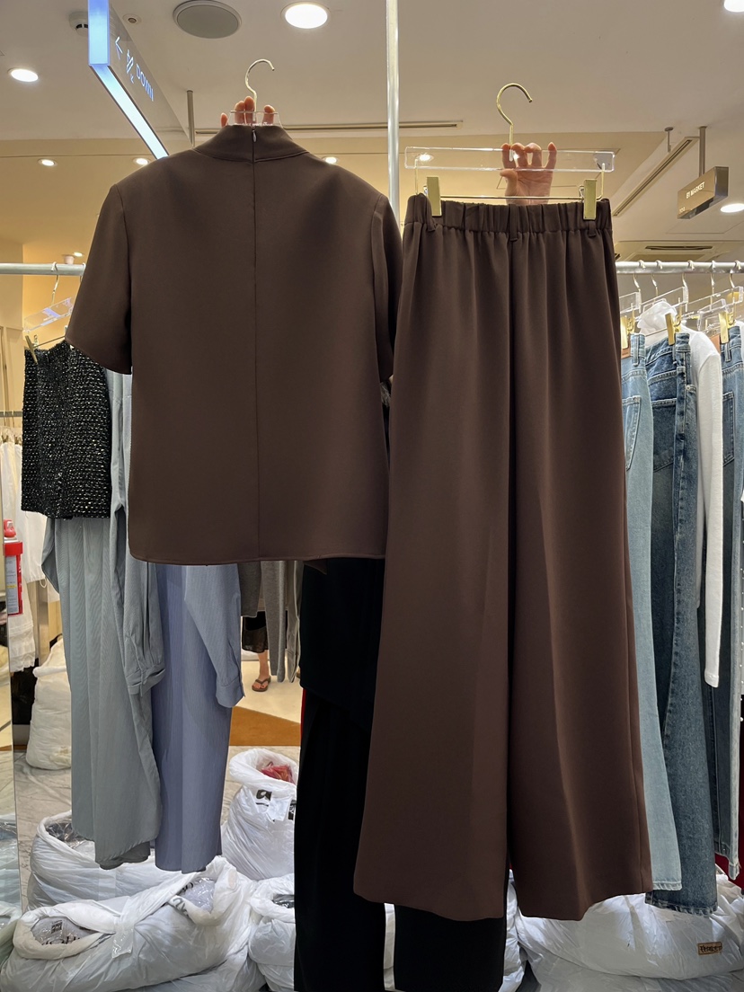 WORK SHOP韓國直郵女裝新品人氣推薦時尚真品套裝含圍巾Work_shop套裝