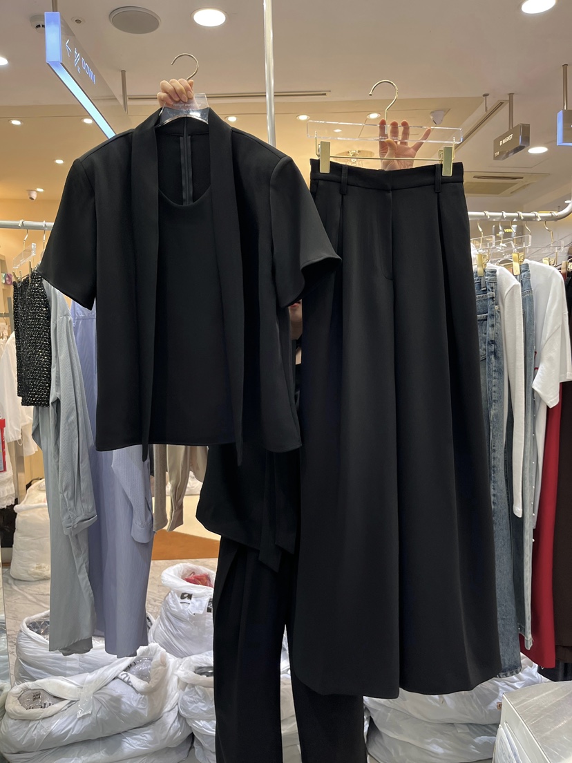 WORK SHOP韓國直郵女裝新品人氣推薦時尚真品套裝含圍巾Work_shop套裝圖色2