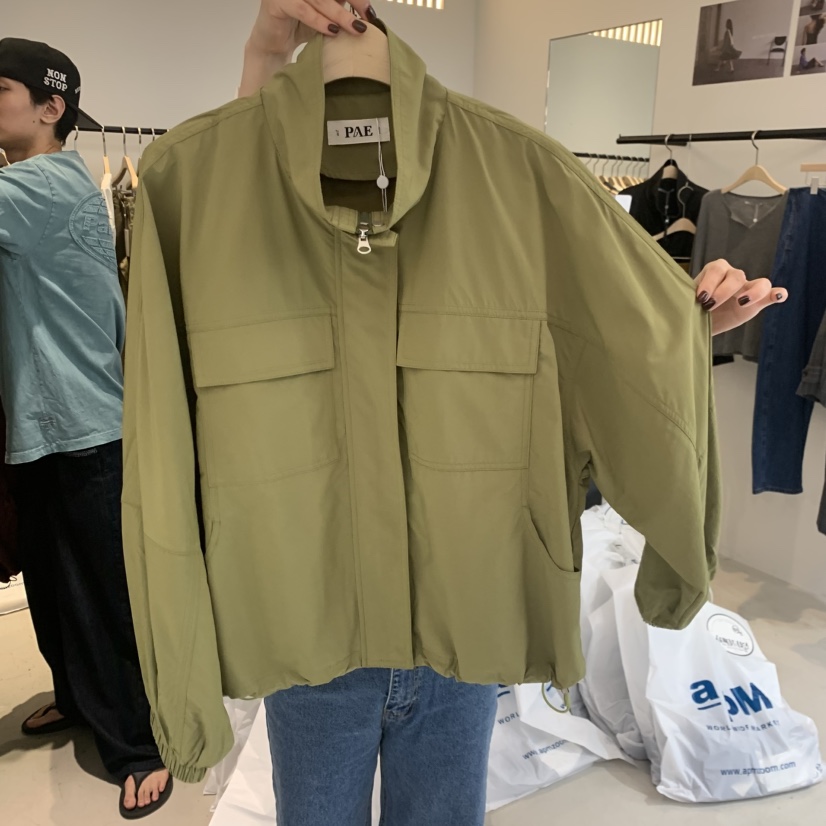 PLATE韓國代購女裝新品熱賣時尚推薦人氣真品休閑夾克ANOTHER PLATE MOOD WEAR夾克圖色1