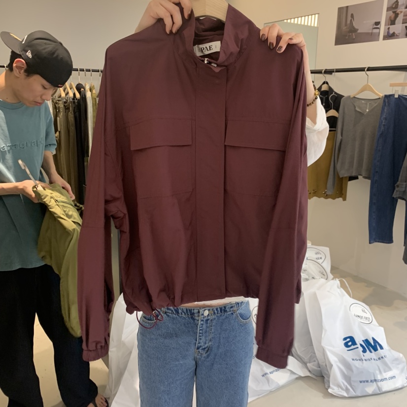 PLATE韓國代購女裝新品熱賣時尚推薦人氣真品休閑夾克ANOTHER PLATE MOOD WEAR夾克圖色2