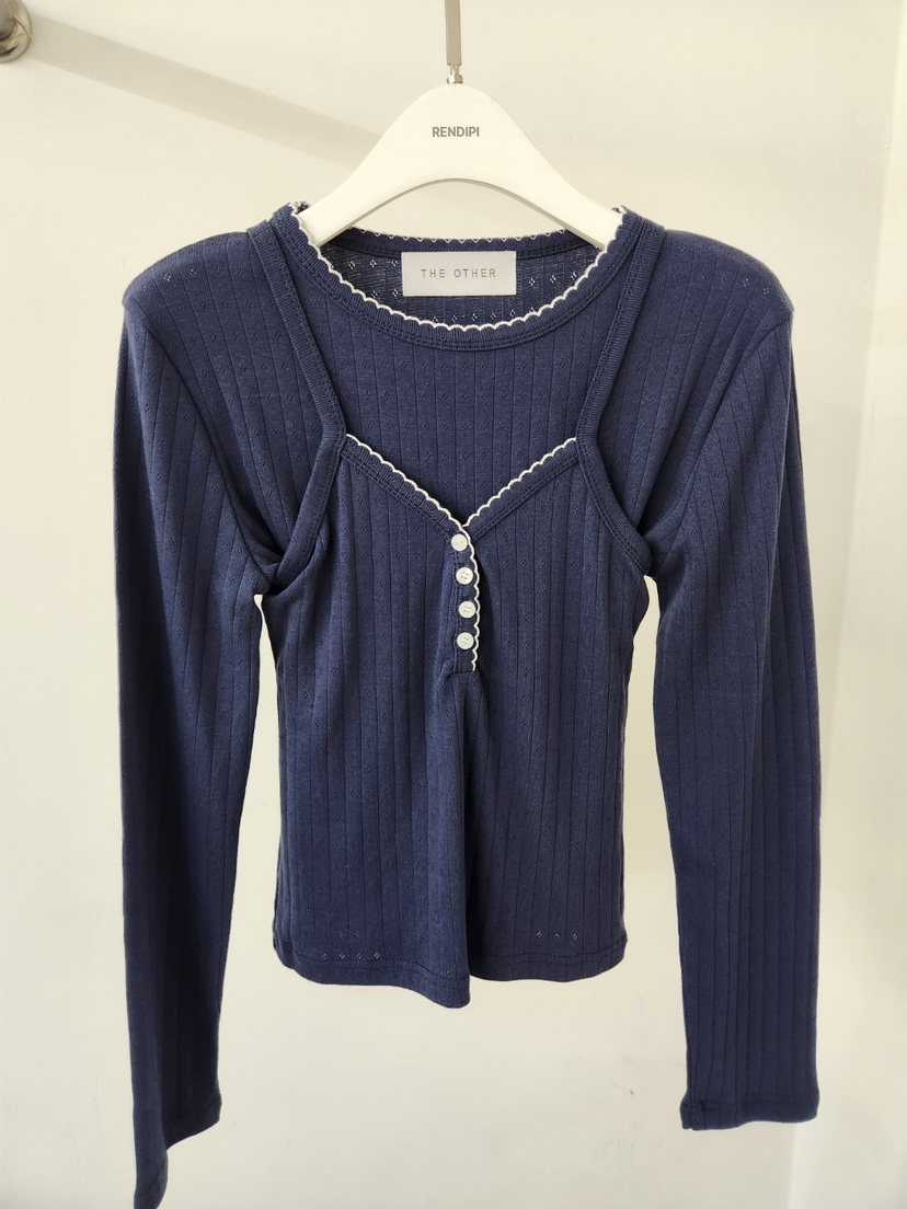 THE OTHER東大門直郵女士新品推薦熱賣休閑套裝套裝羅紋THE OTHER套裝圖色2