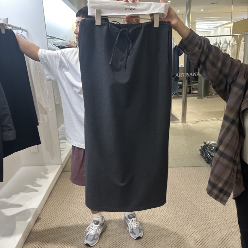 ARTISANAL韓國直郵女士新品休閑真品推薦熱賣時尚長裙經典ARTISANAL長裙圖色2墨色