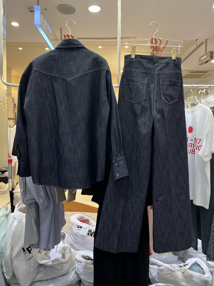 WORK SHOP韓國直郵女裝新品休閑熱賣推薦人氣時尚休閑褲Work_shop休閑褲