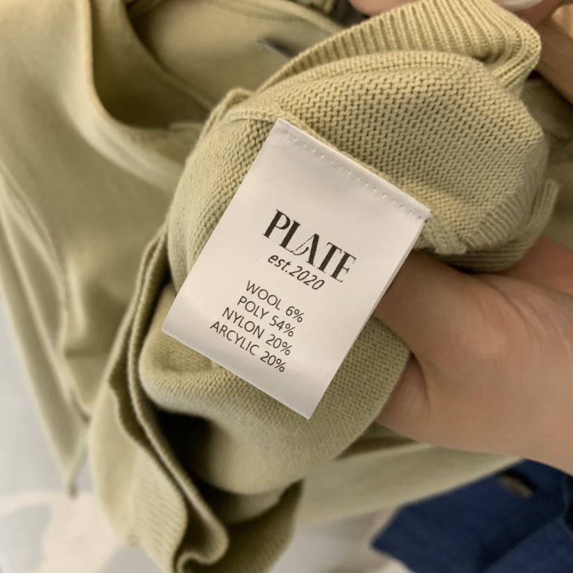 PLATE韓國代購女裝新品真品熱賣時尚人氣針織衫含飄帶開衫ANOTHER PLATE MOOD WEAR針織衫