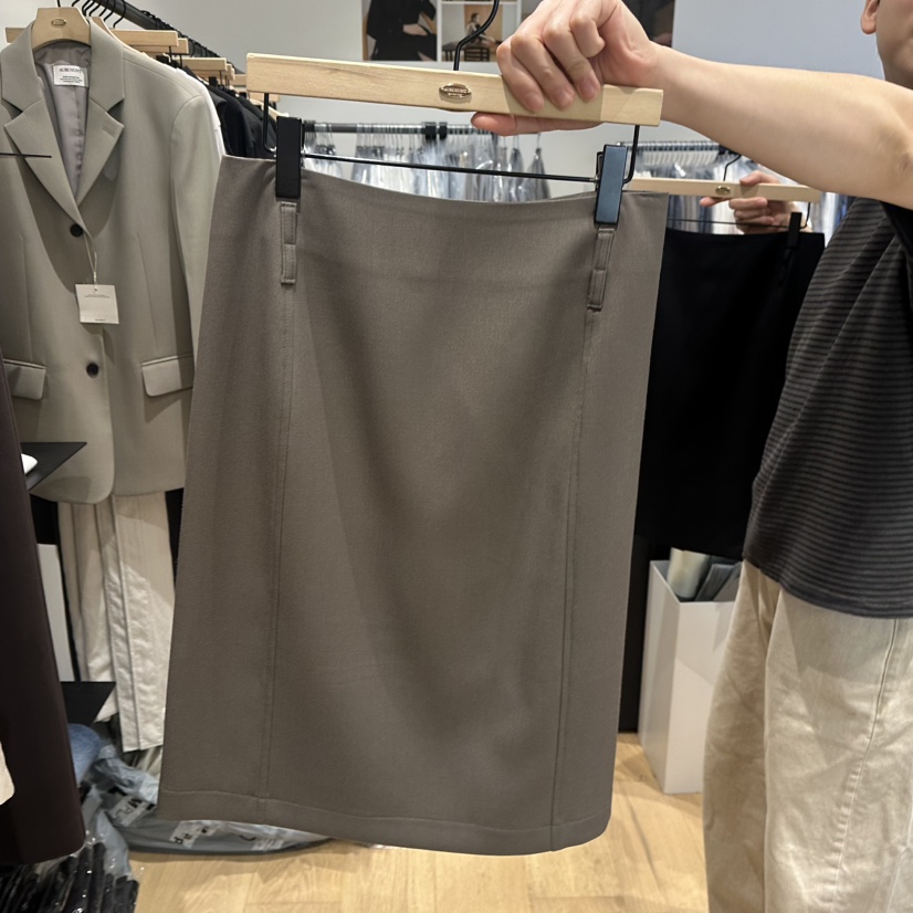 aube nunt東大門直郵女士新款推薦熱賣時尚半身裙中短裙aube nunt半身裙/中短裙圖色2