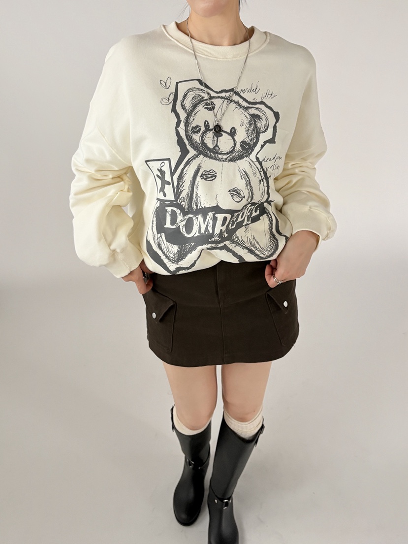 LATTE-P東大門實拍女士新品熱賣時尚休閑推薦真品人氣衛衣LATTE-P衛衣