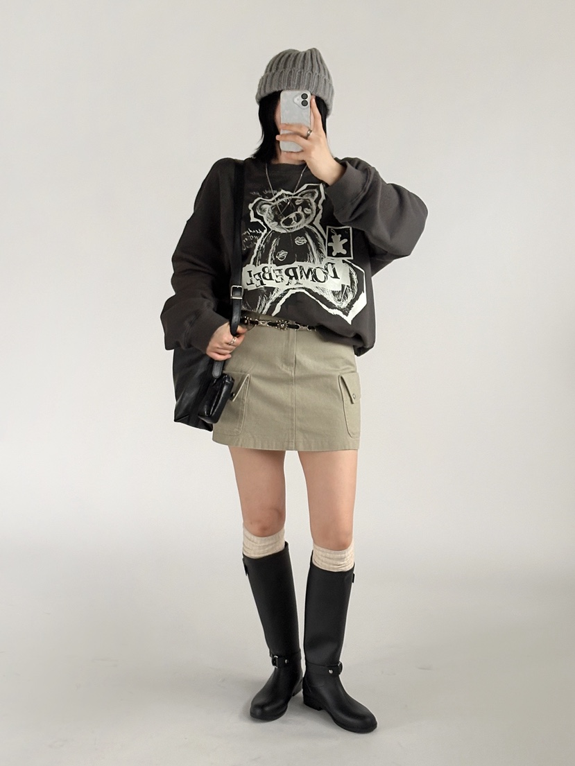 LATTE-P東大門實拍女士新品熱賣時尚休閑推薦真品人氣衛衣LATTE-P衛衣