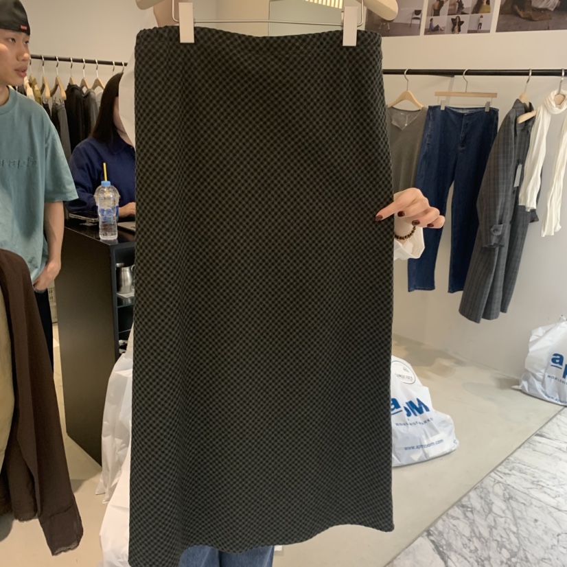 PLATE韓國直郵女士新品真品推薦休閑熱賣時尚人氣長裙ANOTHER PLATE MOOD WEAR長裙