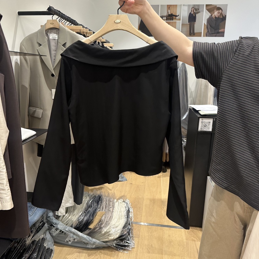 aube nunt韓國直郵女士新品熱賣時尚真品休閑襯衫蕾絲衫aube nunt襯衫/蕾絲衫圖色3