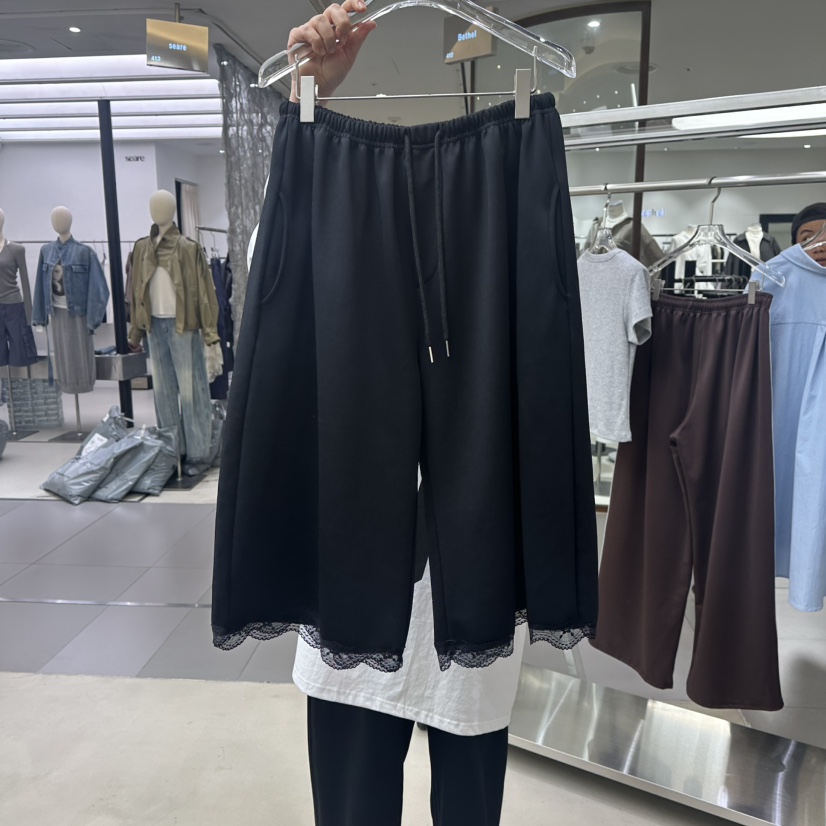 GABIZON東大門代購女士新品人氣推薦休閑時尚真品短褲蕾絲GABIZON短褲圖色1