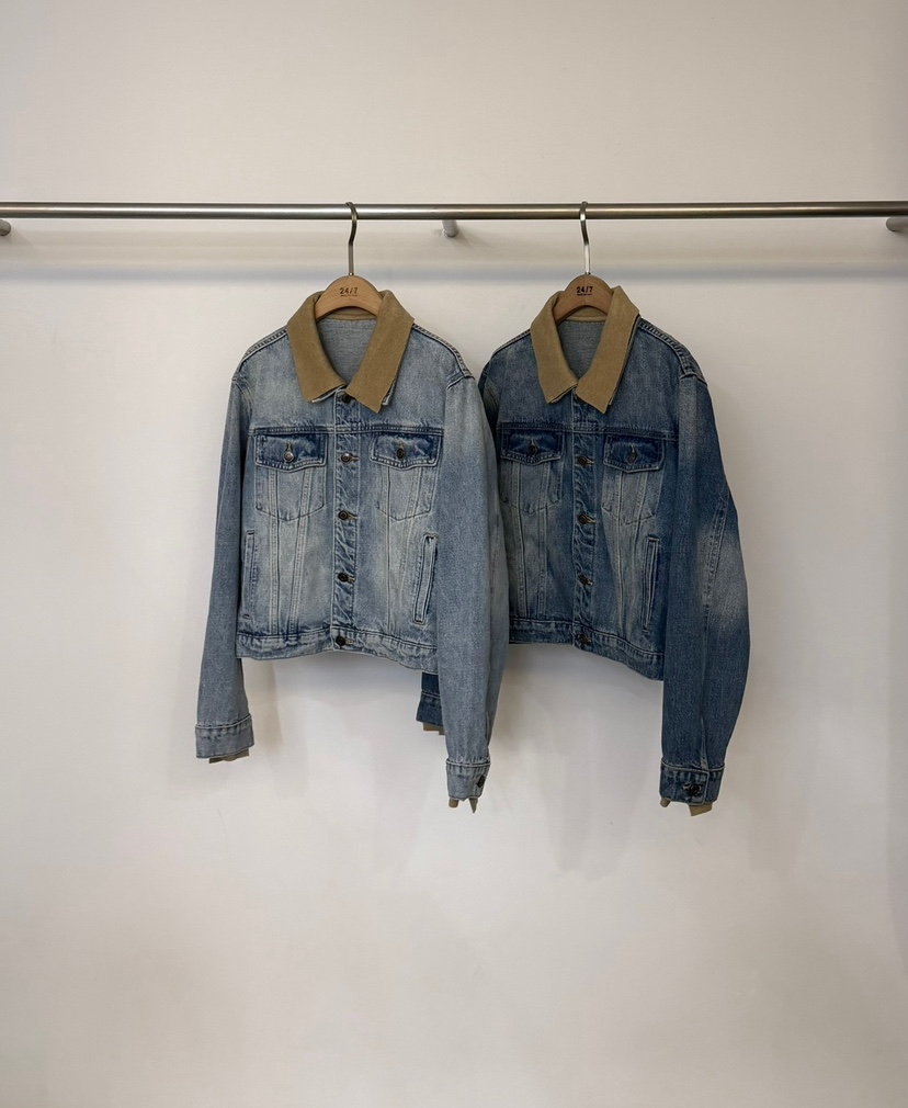 TWENTY FOUR SEVEN24-7東大門實拍女士新品推薦夾克撞色TEWNTY FOUR SEVEN24-7夾克