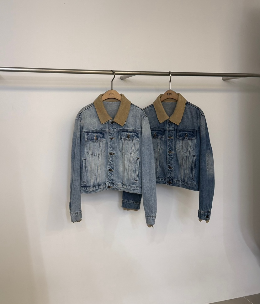TWENTY FOUR SEVEN24-7東大門實拍女士新品推薦夾克撞色TEWNTY FOUR SEVEN24-7夾克