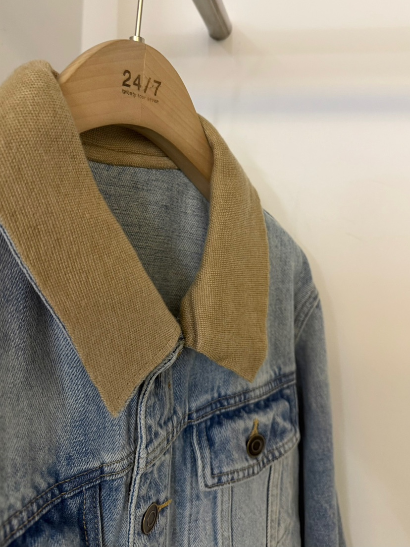 TWENTY FOUR SEVEN24-7東大門實拍女士新品推薦夾克撞色TEWNTY FOUR SEVEN24-7夾克