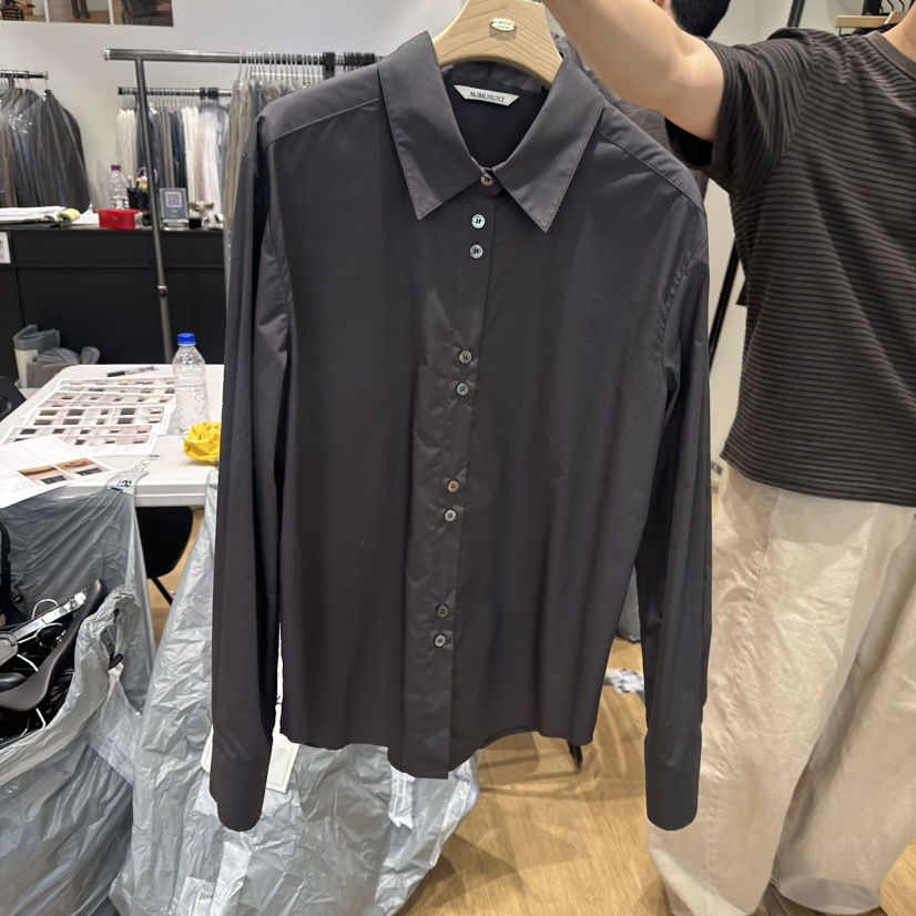 aube nunt東大門直郵女裝新品時尚熱賣真品推薦襯衫蕾絲衫aube nunt襯衫/蕾絲衫圖色2