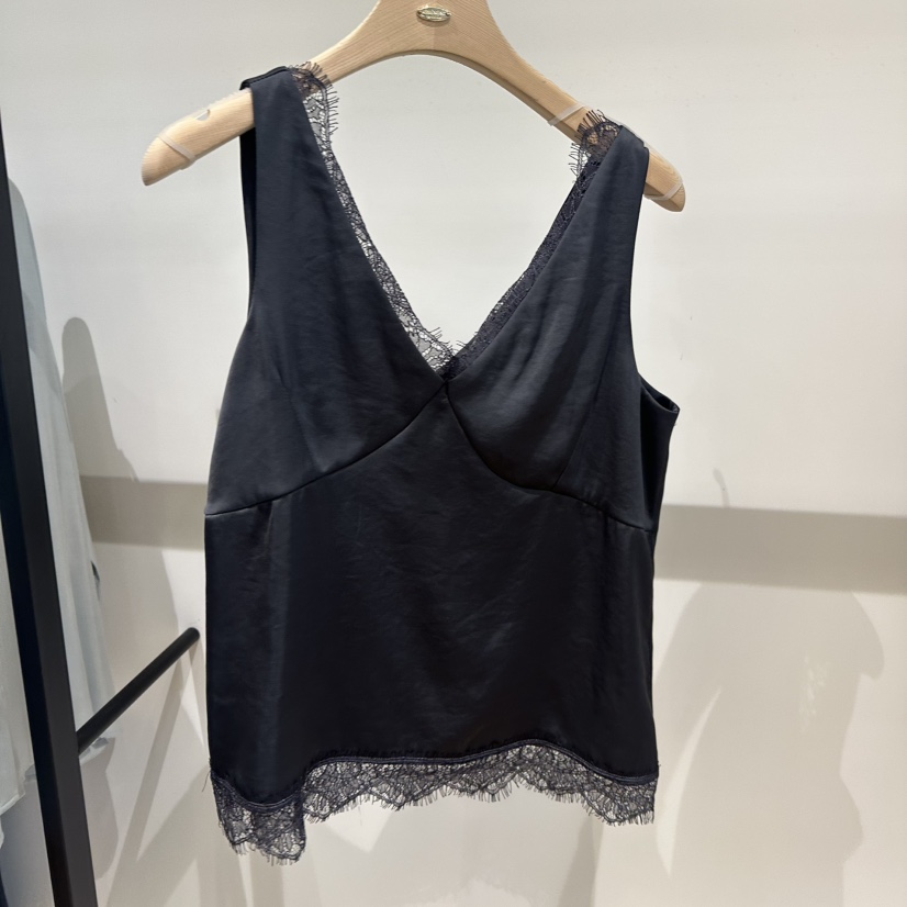 aube nunt韓國代購女裝新品人氣真品推薦休閑熱賣吊帶背心aube nunt吊帶/背心圖色2墨色